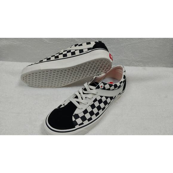VANS Bold NI Checkerboard Black/True White Skate Shoes M 7, W 8.5 vn0a3wlpr6r - Picture 5 of 9